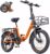ENGWE E-Bike Folding Bike Electric Bicycle with 20 Inch Fat Tire, 15.6 Ah Lithium Battery for Long Range up to 140 KM, 7-Speed All-Terrain Ebike Men for MTB, Beach and Snow