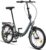 Chillaxx Bike Urban 20 Inch Folding Bike, Folding Bike, Shimano 6 Speed Gears, LED Battery Light, Quick Fold System, Folding Bicycle