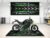 MPM Motorcycle Mat for Z900 SE Washable Non-Slip Oil and Water Resistant for Use in Garage, Showroom and Workshop | Size 2: 102 x 47/260 x 120 cm